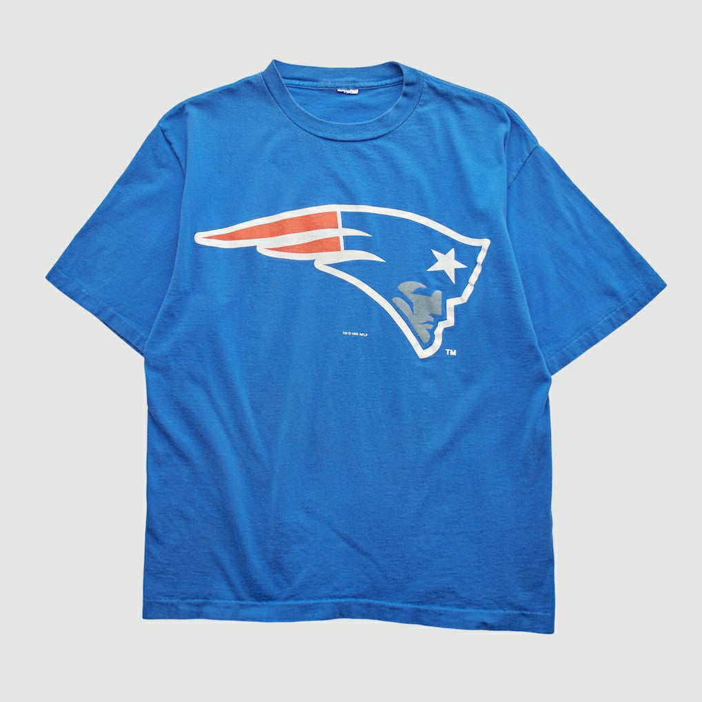 New England Patriots 1995 T-shirt Blue Vintage | Fanatics