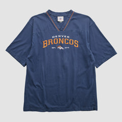 Denver Broncos NFL 2000s T-shirt Navy Real Vintage | Fanatics