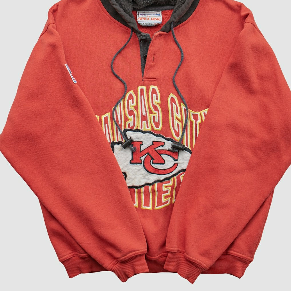 Kansas City Chiefs Pro Line 90s Hooded Pullover Sweatshirt Red Vintage | Fanatics