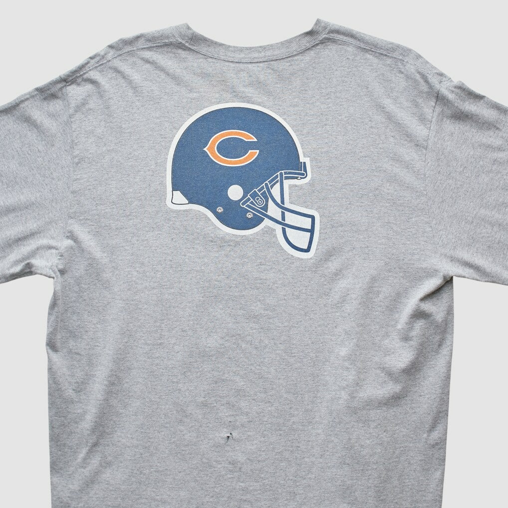 Chicago Bears Reebok 2000s Long Sleeve T-shirt Heather Gray Vintage | Fanatics