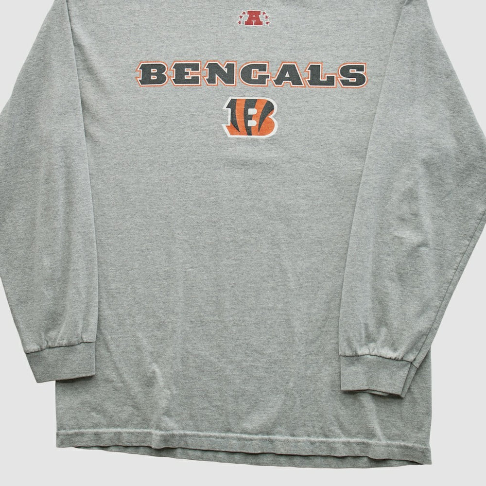 Cincinnati Bengals NFL 2010s Long Sleeve T-shirt Heather Gray Vintage | Fanatics