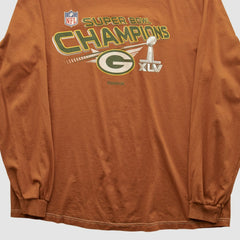 Super Bowl Champions XLV Reebok 2011 Long Sleeve T-shirt Clay Vintage | Fanatics