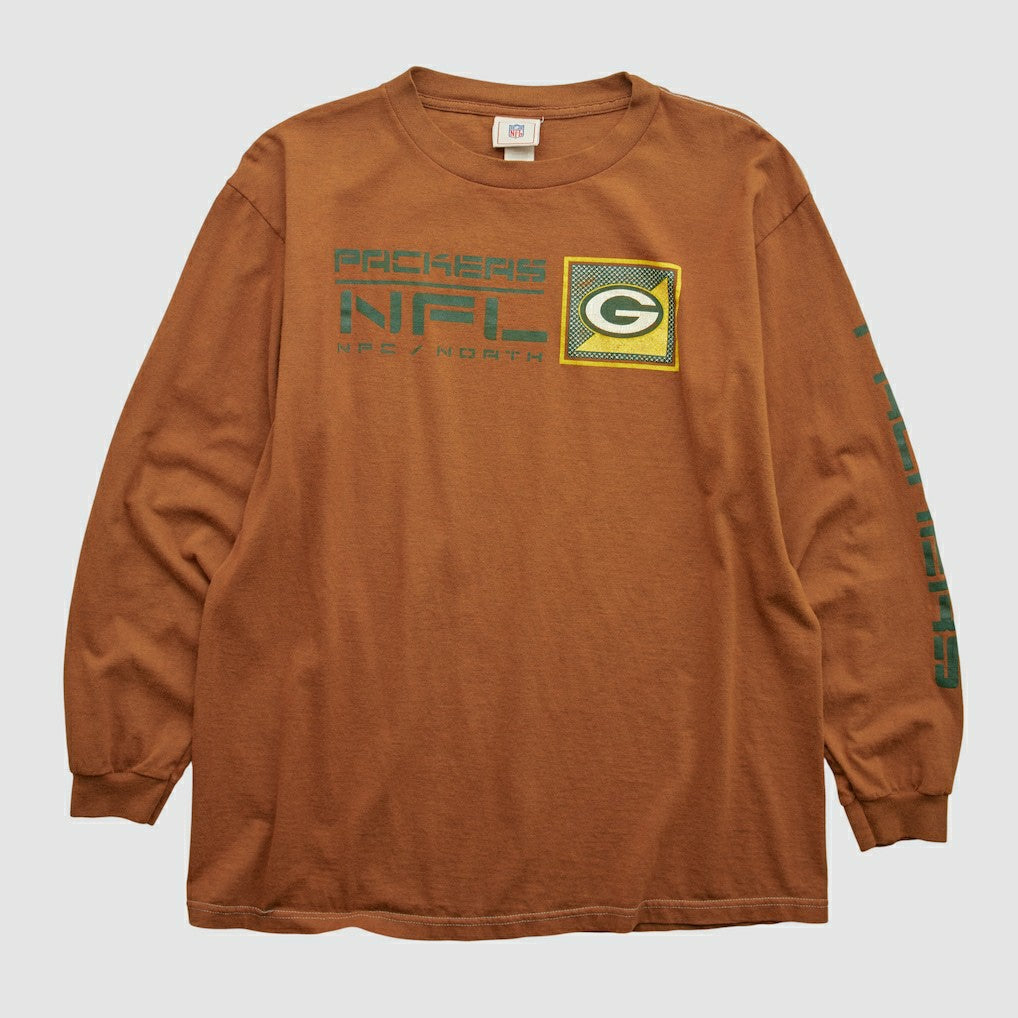 Green Bay Packers NFL 2000s Long Sleeve T-shirt Clay Vintage | Fanatics