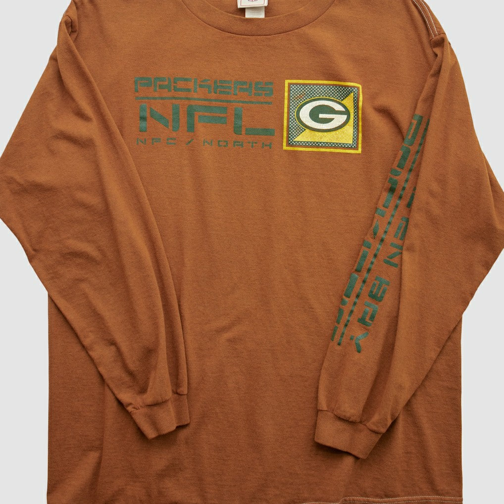 Green Bay Packers NFL 2000s Long Sleeve T-shirt Clay Vintage | Fanatics
