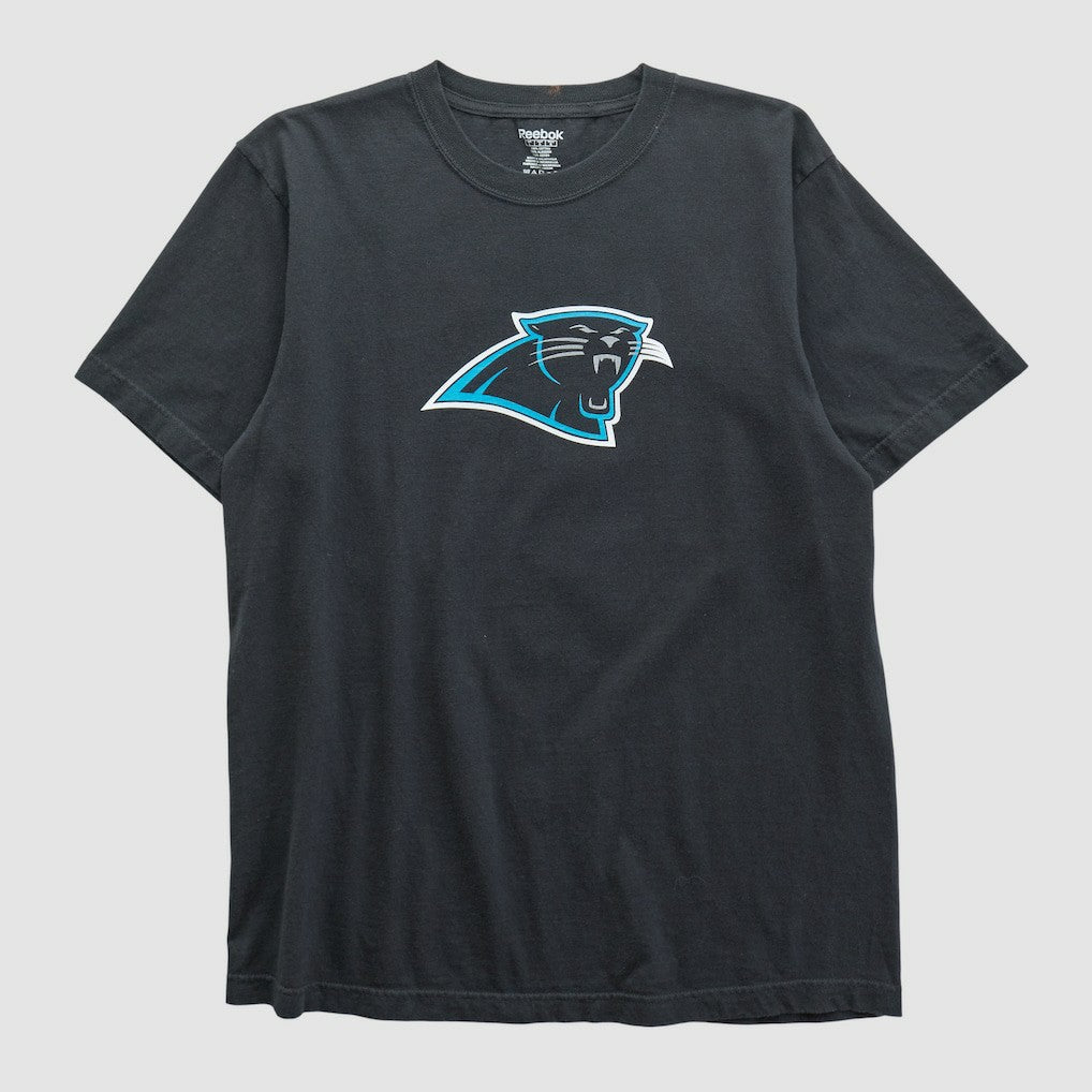 Carolina Panthers Reebok 2000s T-shirt Black Vintage | Fanatics
