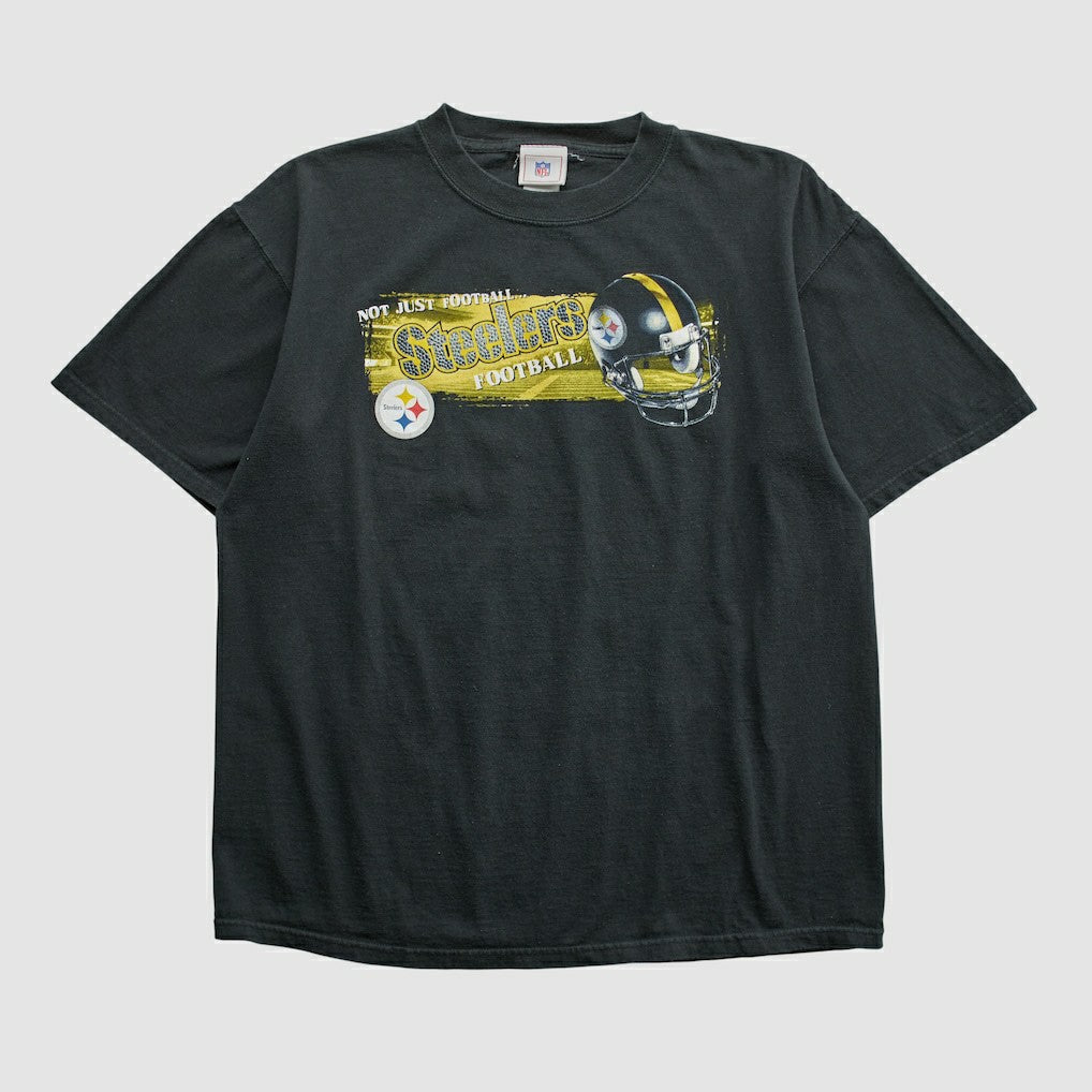Pittsburgh Steelers NFL 2000s T-shirt Black Vintage | Fanatics