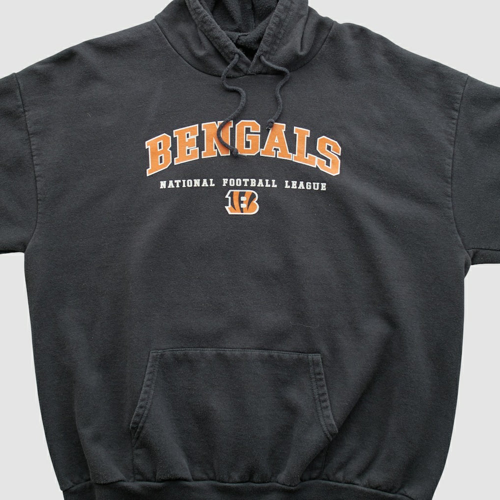 Cincinnati Bengals NFL 2000s Hooded Pullover Sweatshirt Black Vintage | Fanatics