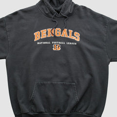 Cincinnati Bengals NFL 2000s Hooded Pullover Sweatshirt Black Vintage | Fanatics
