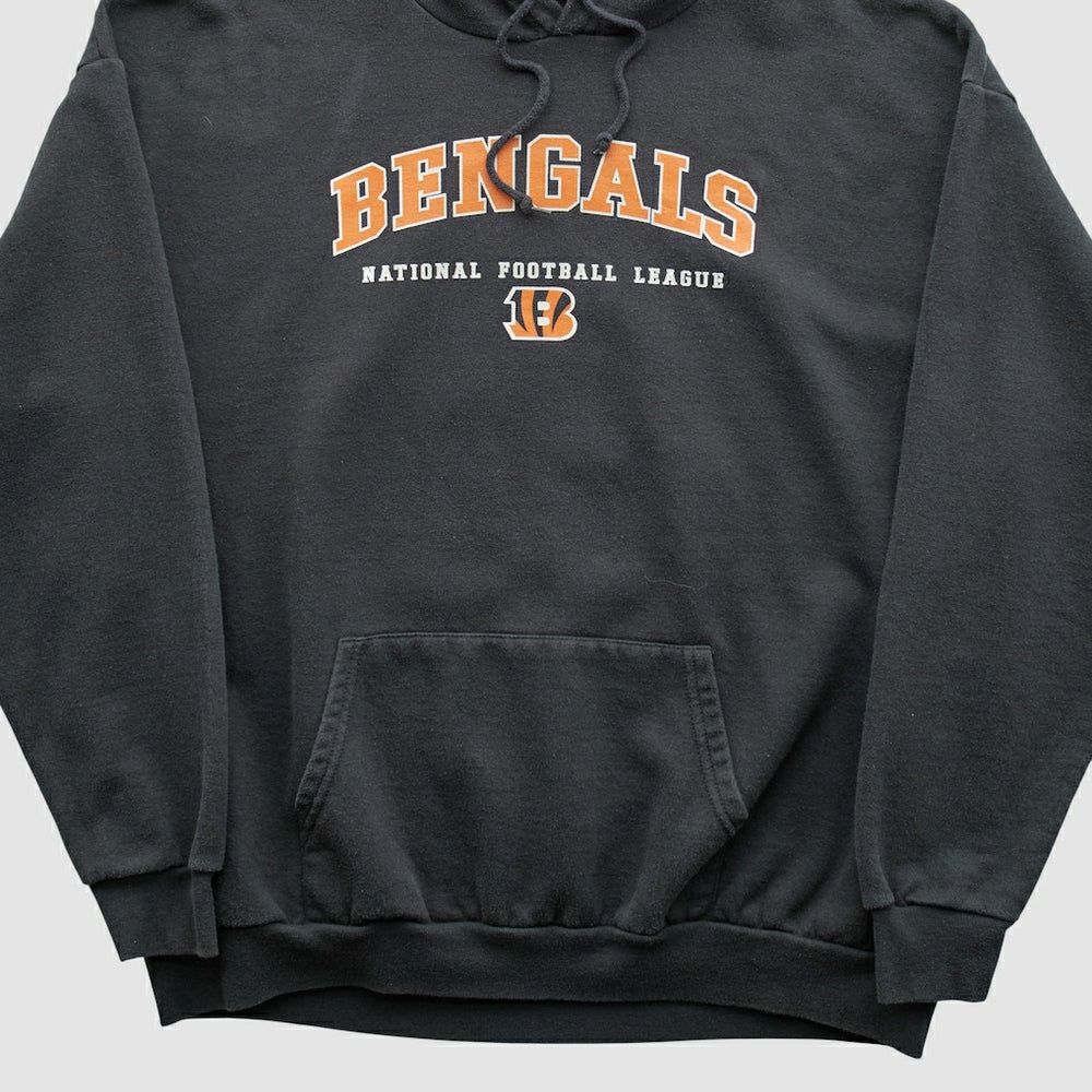 Cincinnati Bengals NFL 2000s Hooded Pullover Sweatshirt Black Vintage | Fanatics