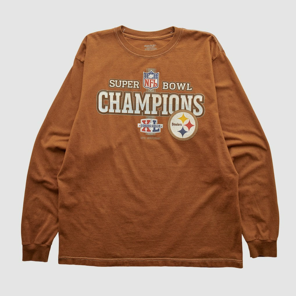 Super Bowl Champions Reebok 2006 Long Sleeve T-shirt Clay Vintage | Fanatics