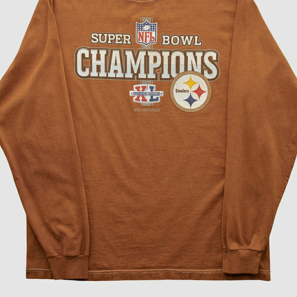 Super Bowl Champions Reebok 2006 Long Sleeve T-shirt Clay Vintage | Fanatics