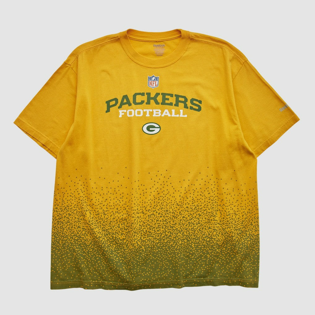 Green Bay Packers Reebok 2000s T-shirt Yellow Vintage | Fanatics