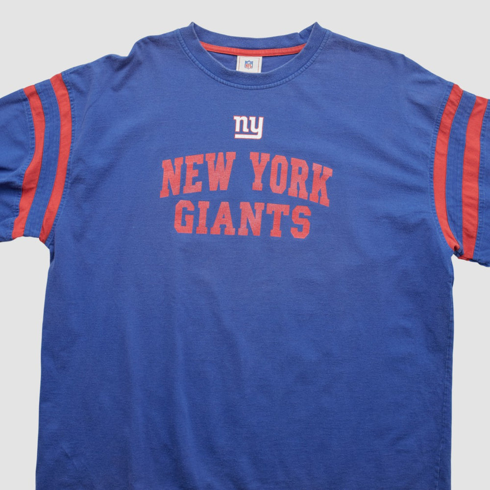 New York Giants NFL 2000s Long Sleeve T-shirt Blue Vintage | Fanatics