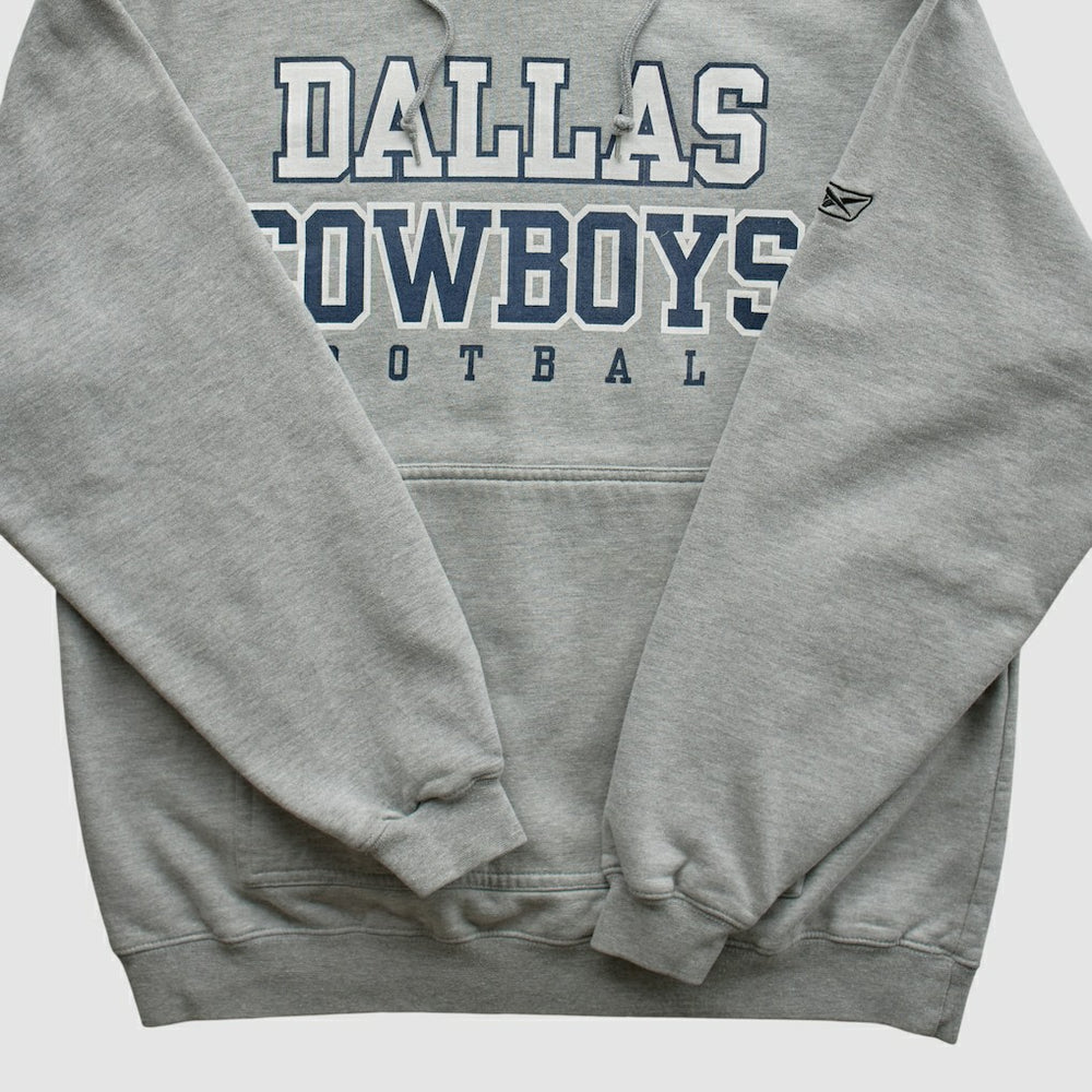 Dallas Cowboys Reebok 2000s Hooded Pullover Sweatshirt Heather Gray Vintage | Fanatics