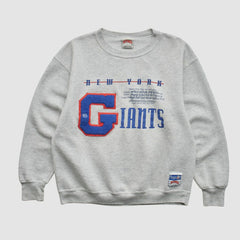 New York Giants Nutmeg Mills 90s Sweatshirt Heather Gray Vintage | Fanatics