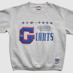 New York Giants Nutmeg Mills 90s Sweatshirt Heather Gray Vintage | Fanatics