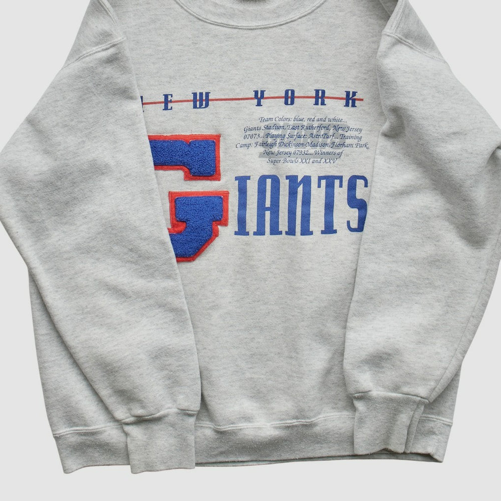 New York Giants Nutmeg Mills 90s Sweatshirt Heather Gray Vintage | Fanatics
