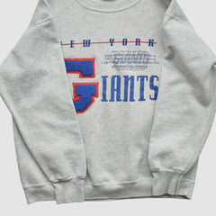 New York Giants Nutmeg Mills 90s Sweatshirt Heather Gray Vintage | Fanatics
