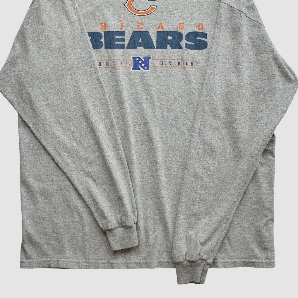 Chicago Bears 2010s Long Sleeve T-shirt Heather Gray Vintage | Fanatics