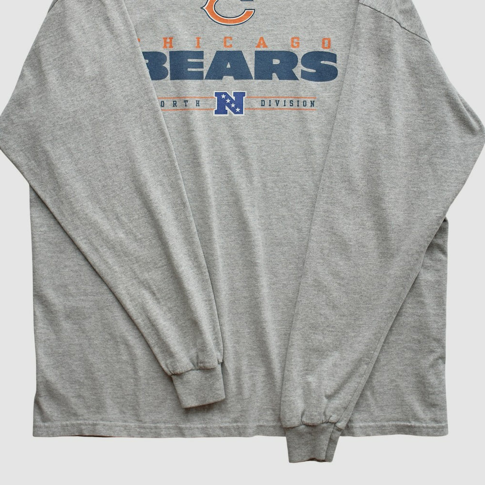 Chicago Bears 2010s Long Sleeve T-shirt Heather Gray Vintage | Fanatics