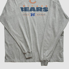Chicago Bears 2010s Long Sleeve T-shirt Heather Gray Vintage | Fanatics
