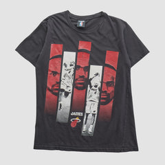 Miami Heat UNK 2010s T-shirt Black Vintage - NBA