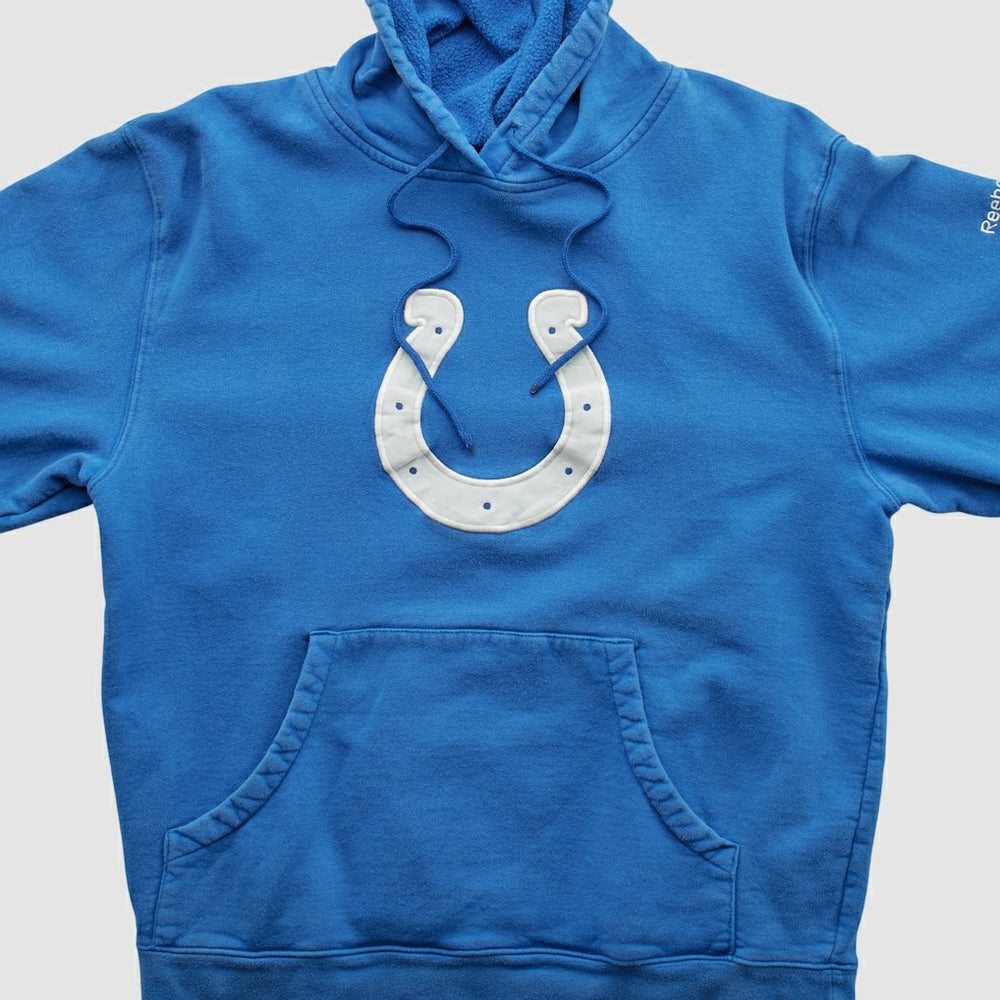Indianapolis Colts Reebok 2000s Hooded Pullover Sweatshirt Blue Vintage | Fanatics