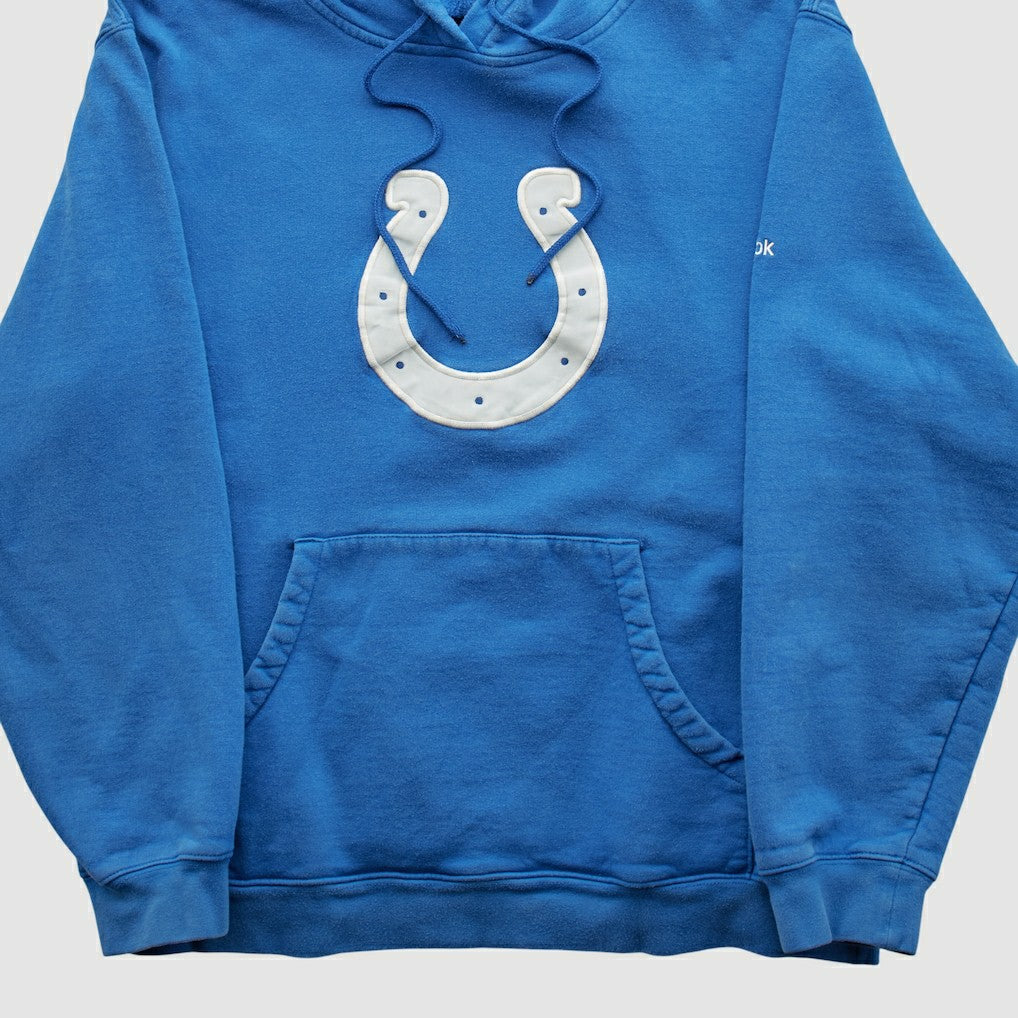 Indianapolis Colts Reebok 2000s Hooded Pullover Sweatshirt Blue Vintage | Fanatics