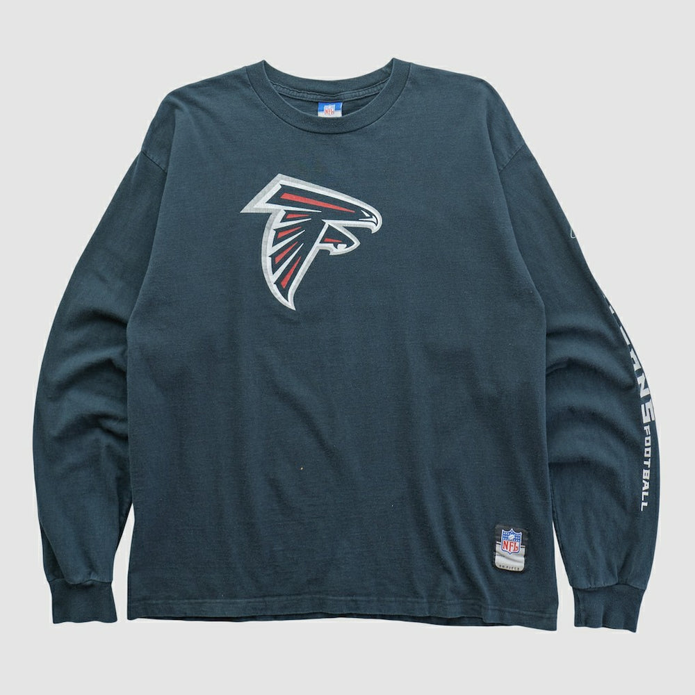 Atlanta Falcons Reebok 2000s Long Sleeve T-shirt Black Vintage | Fanatics