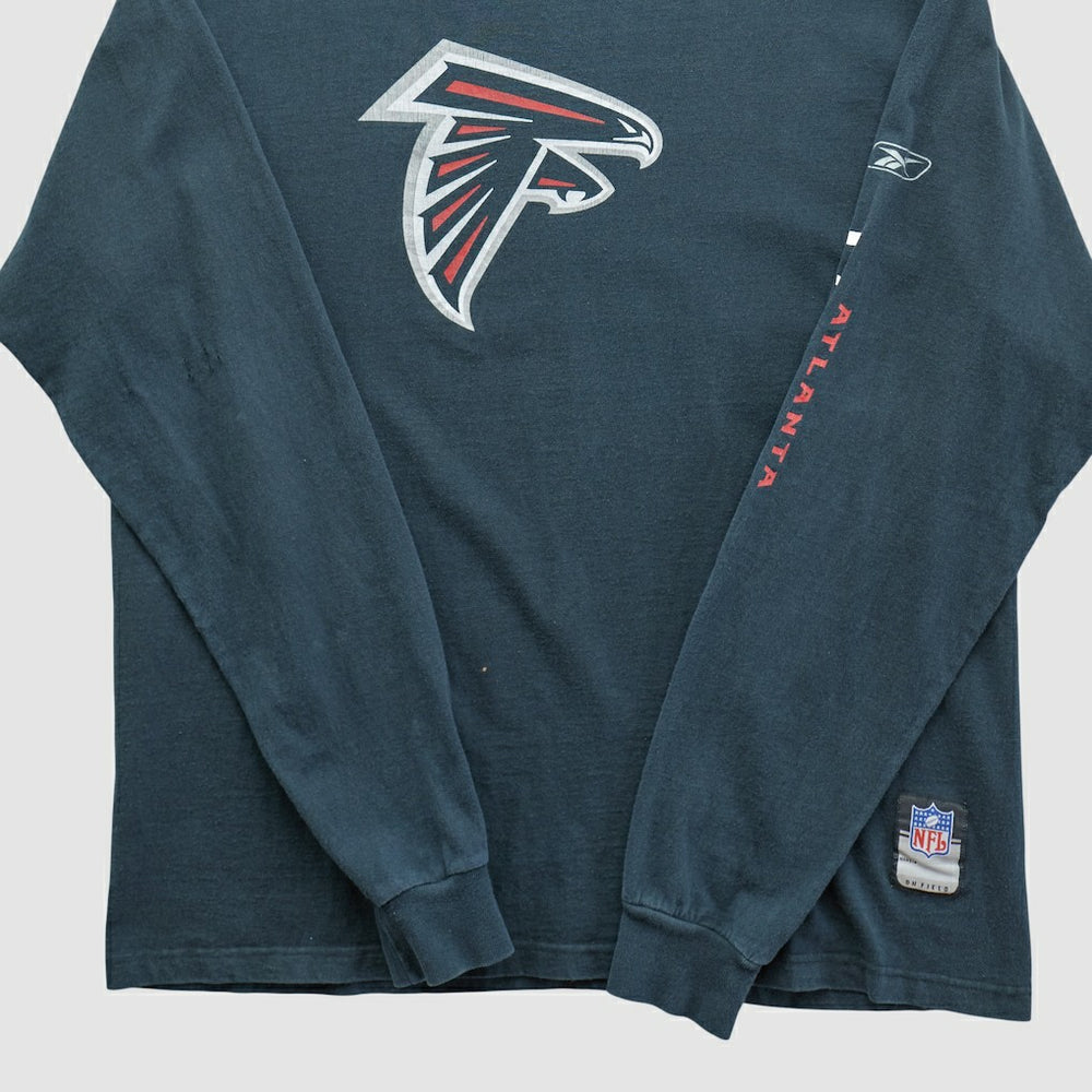 Atlanta Falcons Reebok 2000s Long Sleeve T-shirt Black Vintage | Fanatics
