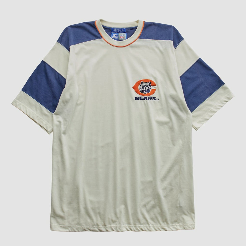 Chicago Bears Starter 90s T-shirt White Vintage | Fanatics