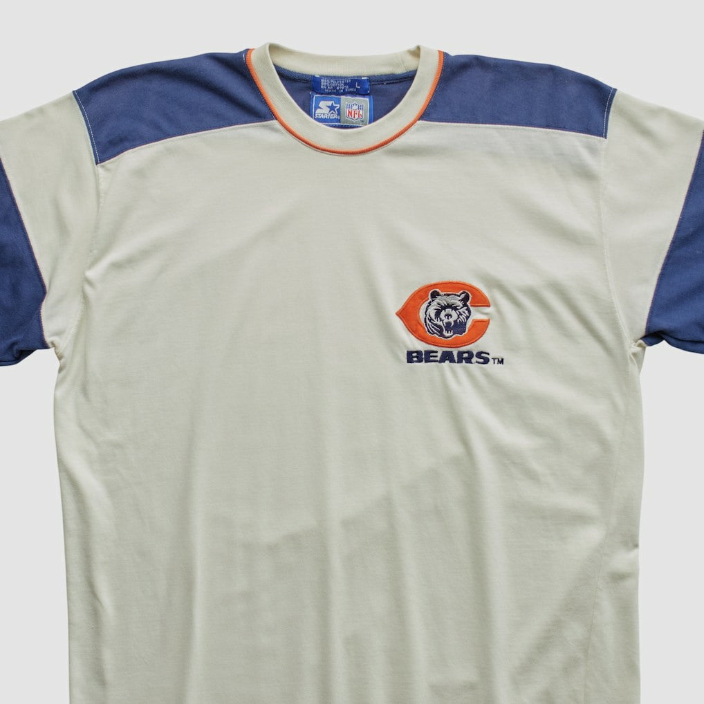 Chicago Bears Starter 90s T-shirt White Vintage | Fanatics