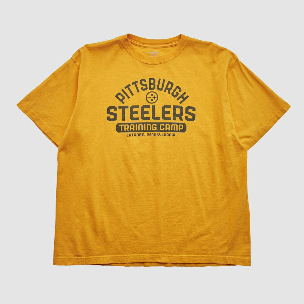 Pittsburgh Steelers Reebok 2000s T-shirt Yellow Vintage | Fanatics