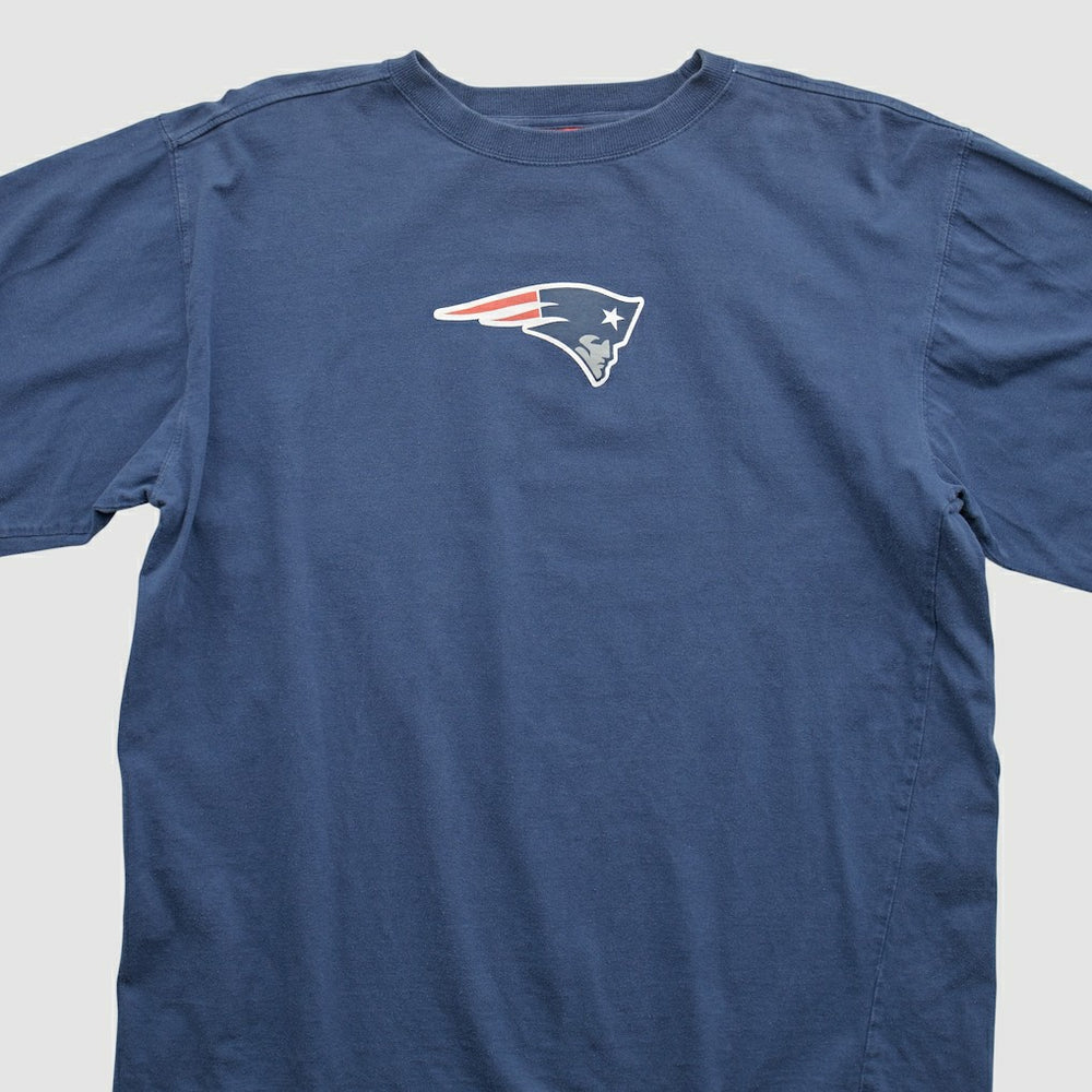 New England Patriots NFL 2000s Long Sleeve T-shirt Navy Vintage | Fanatics