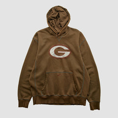 Green Bay Packers 2000s Hooded Pullover Sweatshirt Brown Vintage | Fanatics