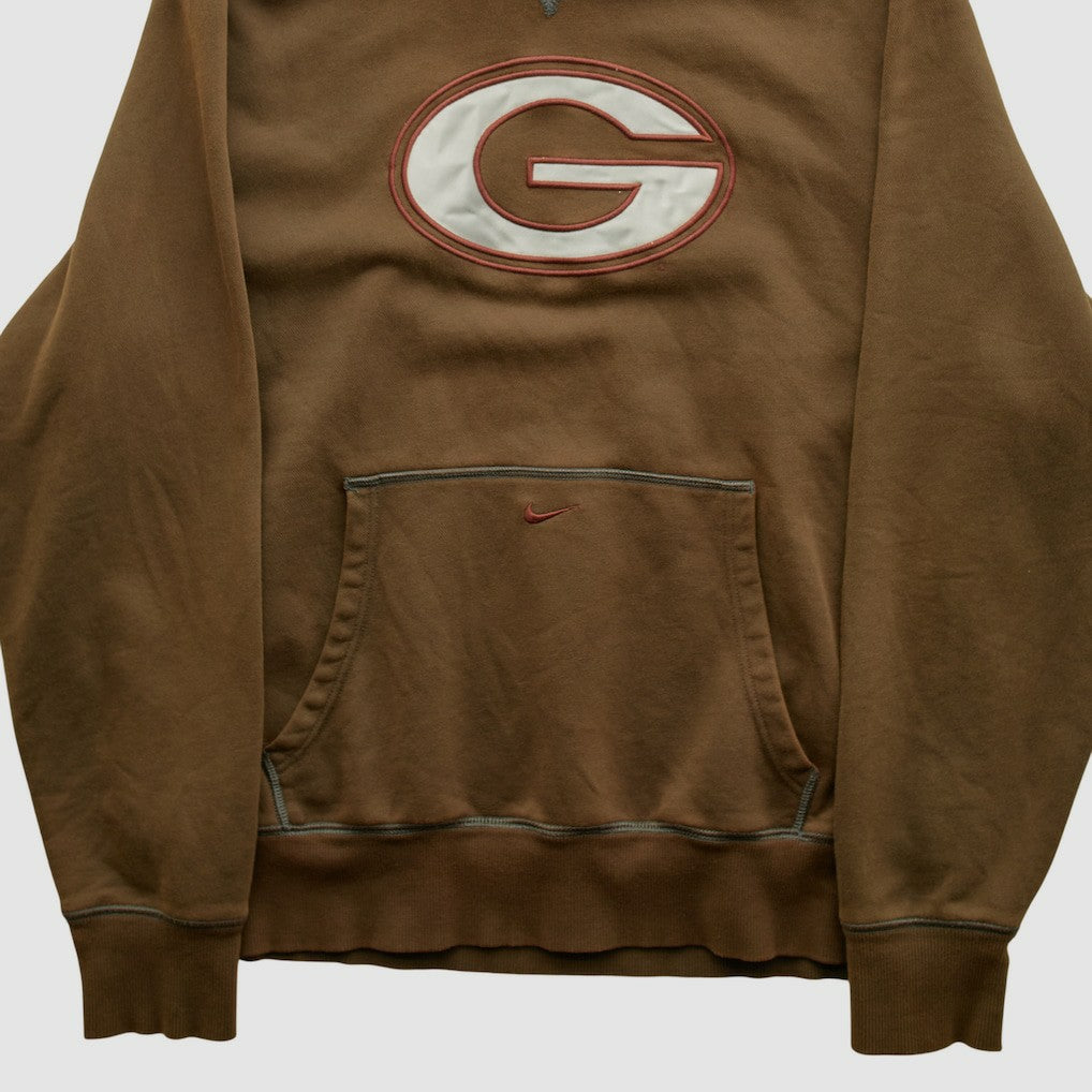 Green Bay Packers 2000s Hooded Pullover Sweatshirt Brown Vintage | Fanatics