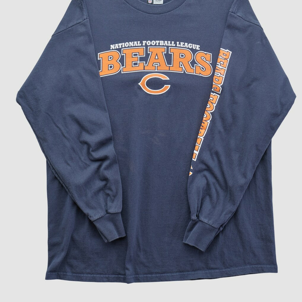 Chicago Bears NFL 2010s Long Sleeve T-shirt Navy Vintage | Fanatics