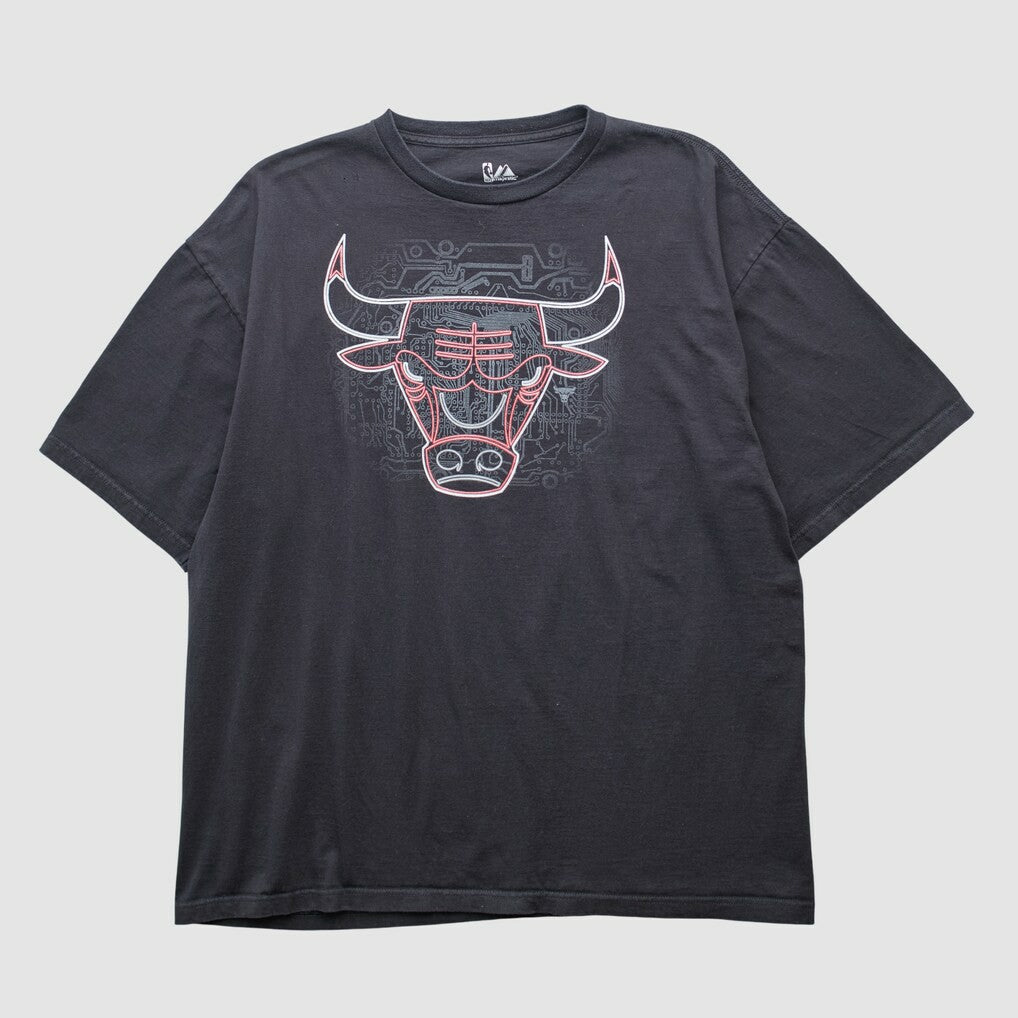 Chicago Bulls Majestic 2000s T-shirt Black Vintage - NBA