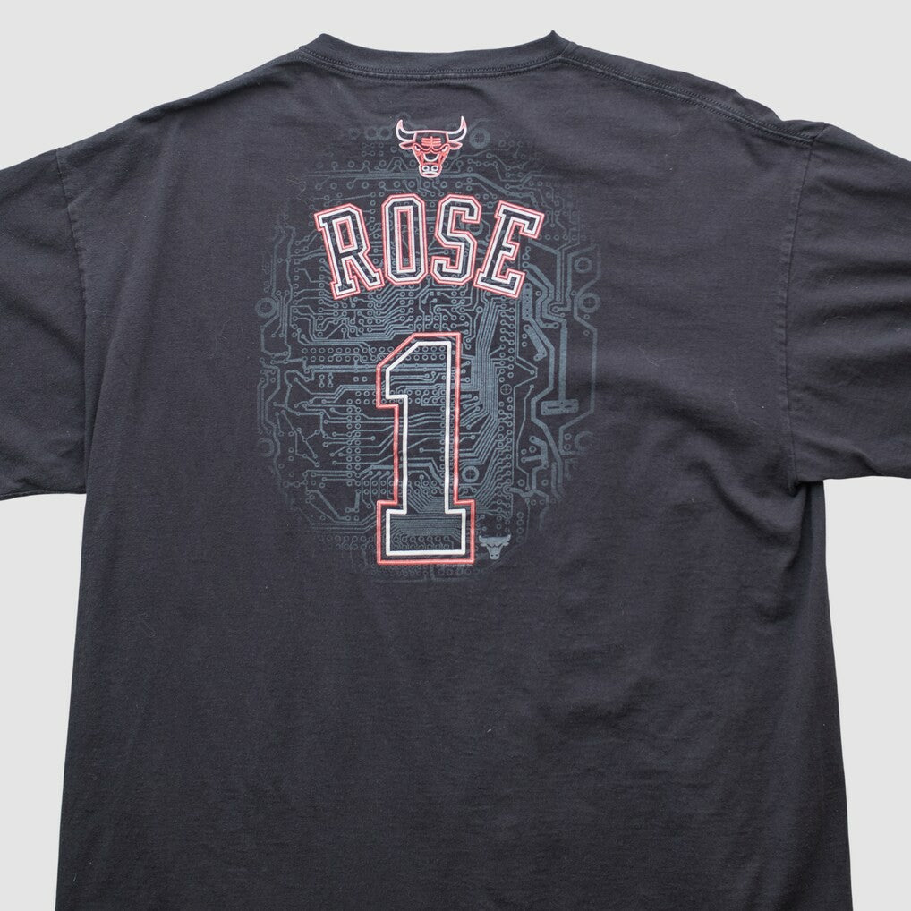Chicago Bulls Majestic 2000s T-shirt Black Vintage - NBA