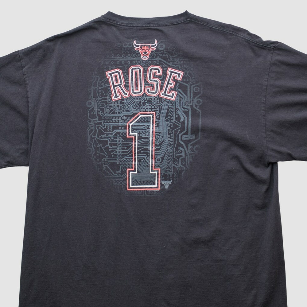 Chicago Bulls Majestic 2000s T-shirt Black Vintage - NBA
