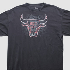 Chicago Bulls Majestic 2000s T-shirt Black Vintage - NBA