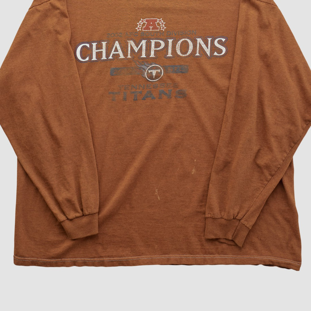 Tennessee Titans NFL 2002 Long Sleeve T-shirt Clay Vintage | Fanatics