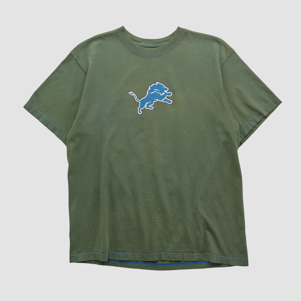 Detroit Lions Reebok 2000s T-shirt Green Vintage | Fanatics