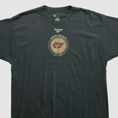 Denver Nuggets Reebok 2000s T-shirt Black Vintage - NBA