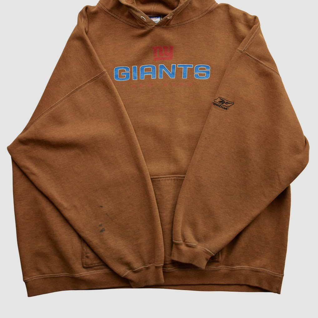 New York Giants Reebok 2000s Hooded Pullover Sweatshirt Clay Vintage | Fanatics