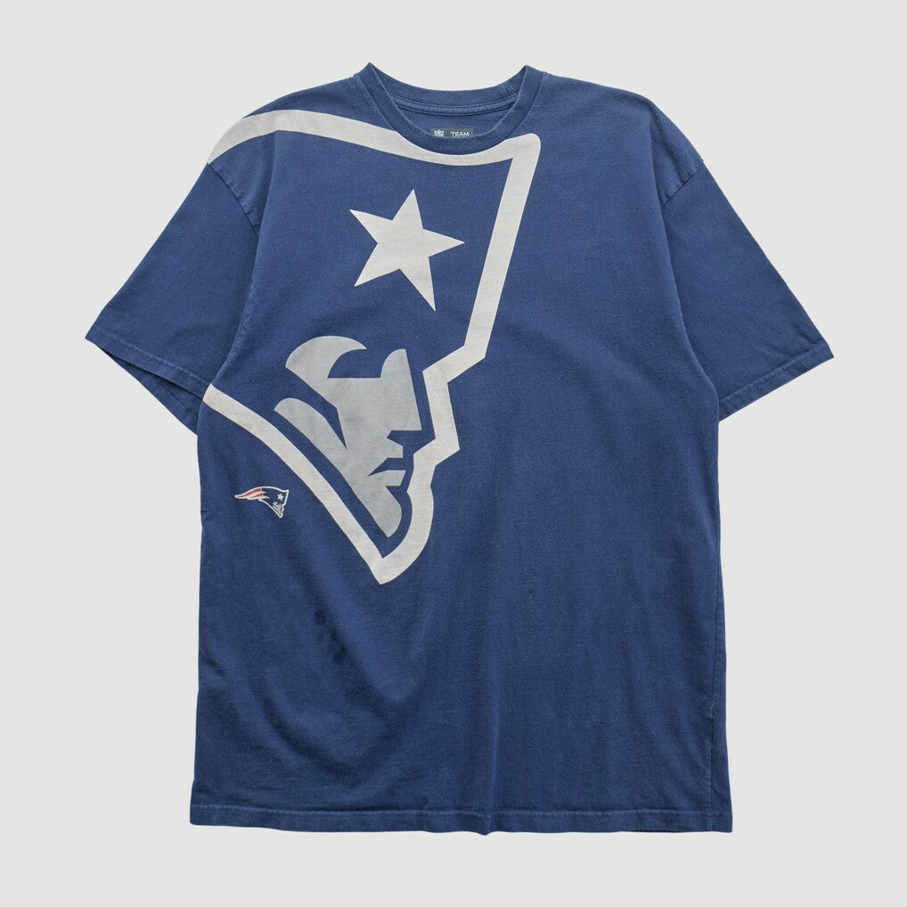 New England Patriots NFL 2000s T-shirt Navy Vintage | Fanatics