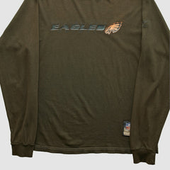Philadelphia Eagles Reebok 2000s Long Sleeve T-shirt Brown Vintage | Fanatics