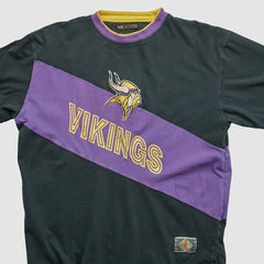 Minnesota Vikings Mirage 90s Long Sleeve T-shirt Black Vintage | Fanatics