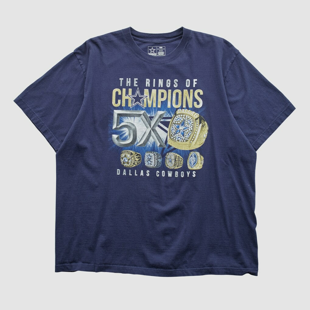 Dallas Cowboys Cowboys Authentic Apparel 2000s T-shirt Navy Vintage | Fanatics