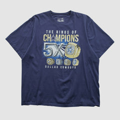 Dallas Cowboys Cowboys Authentic Apparel 2000s T-shirt Navy Vintage | Fanatics